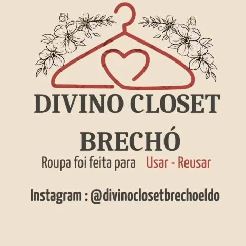 Logo de Divino closet brechó